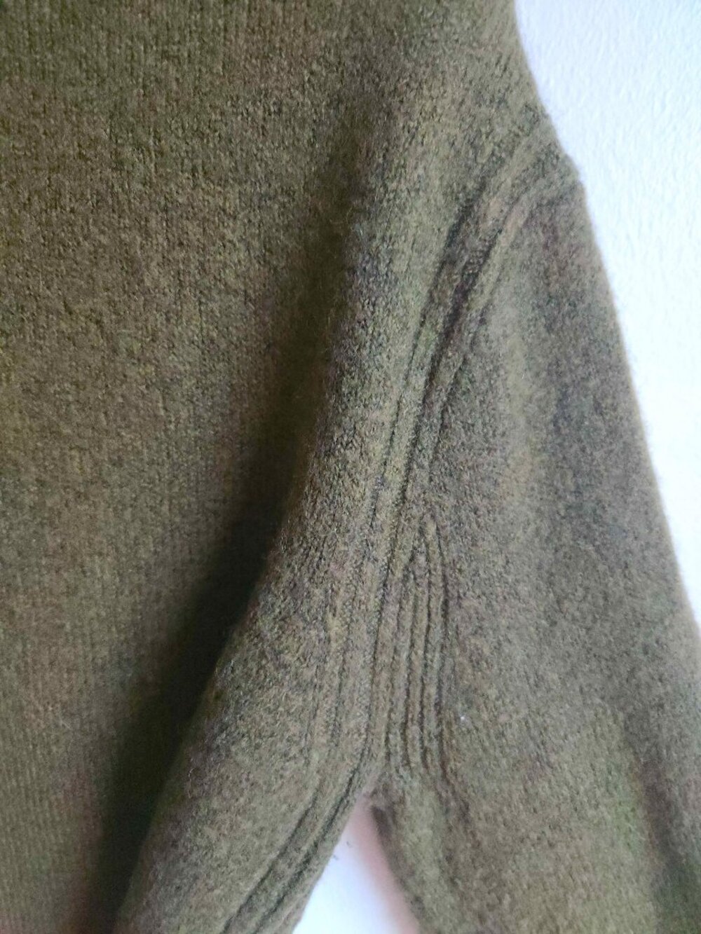 J. Crew Supersoft Olive Green Merino Alpaca Mockneck Sweater - M/L - Picture 5 of 14